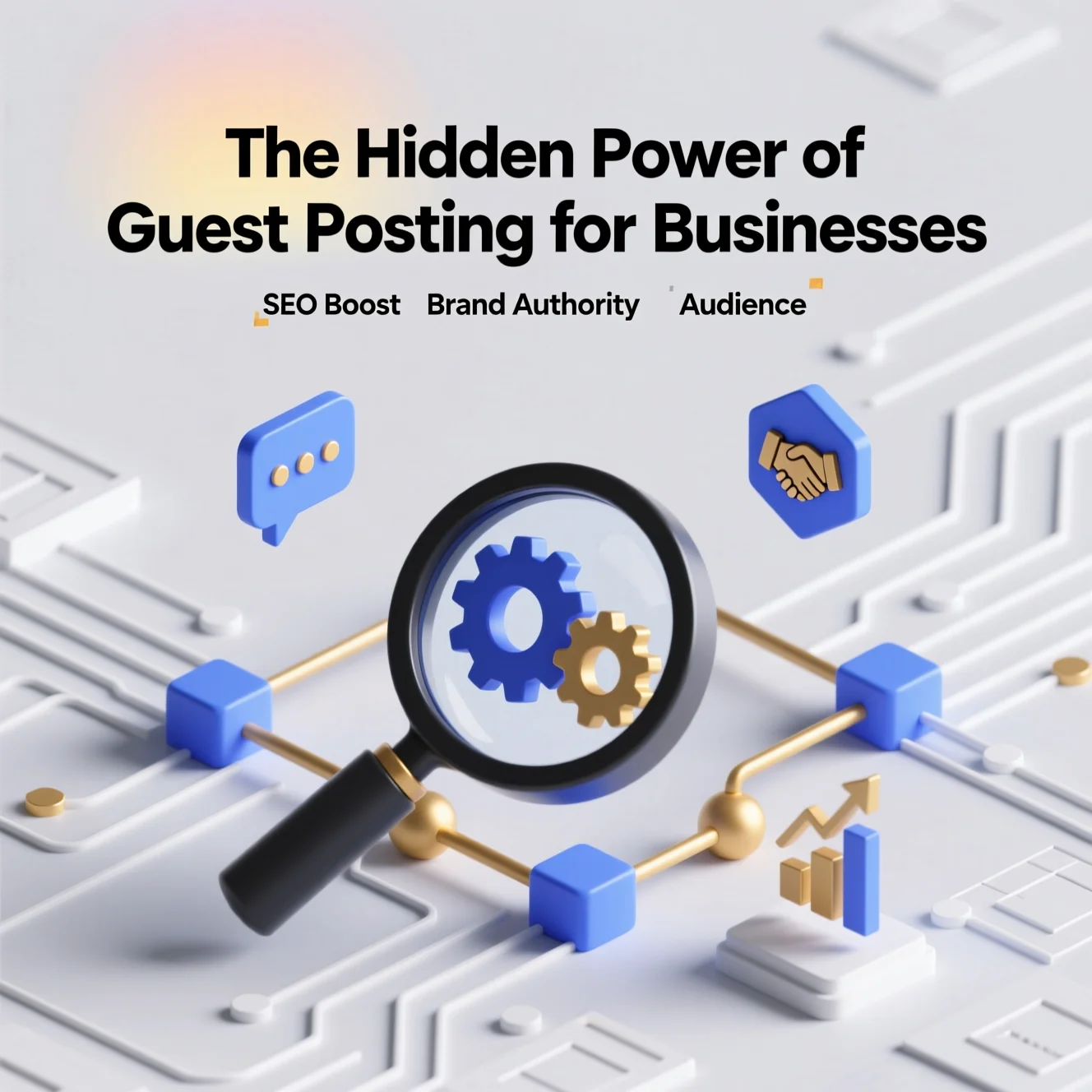 Guest posting helps build brand authority through backlinks