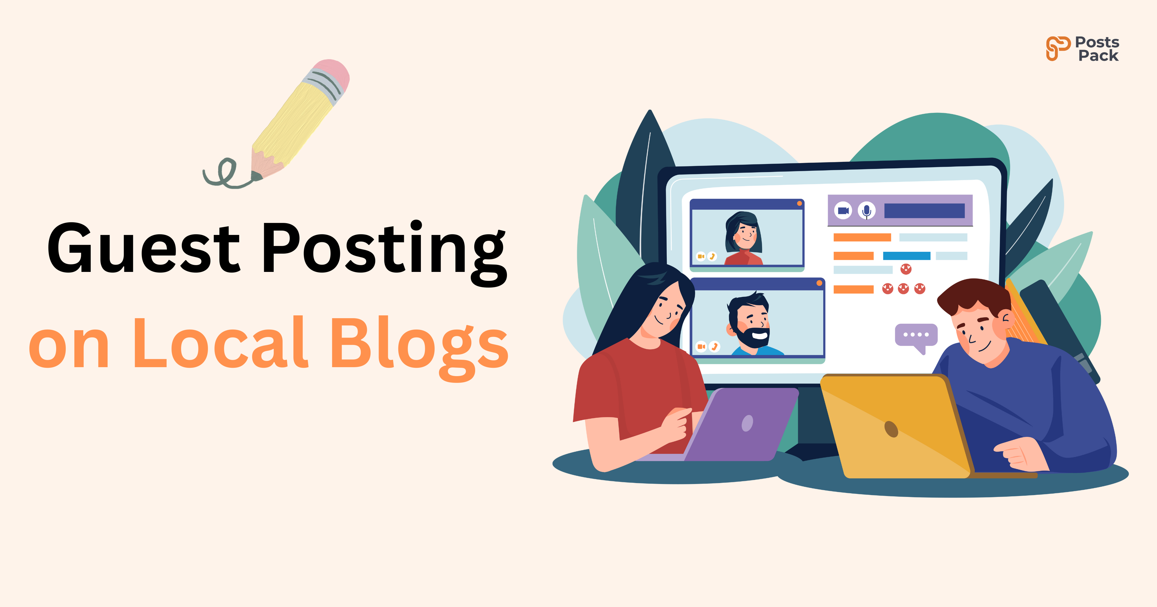 Guest posting on local blogs that bring real customers