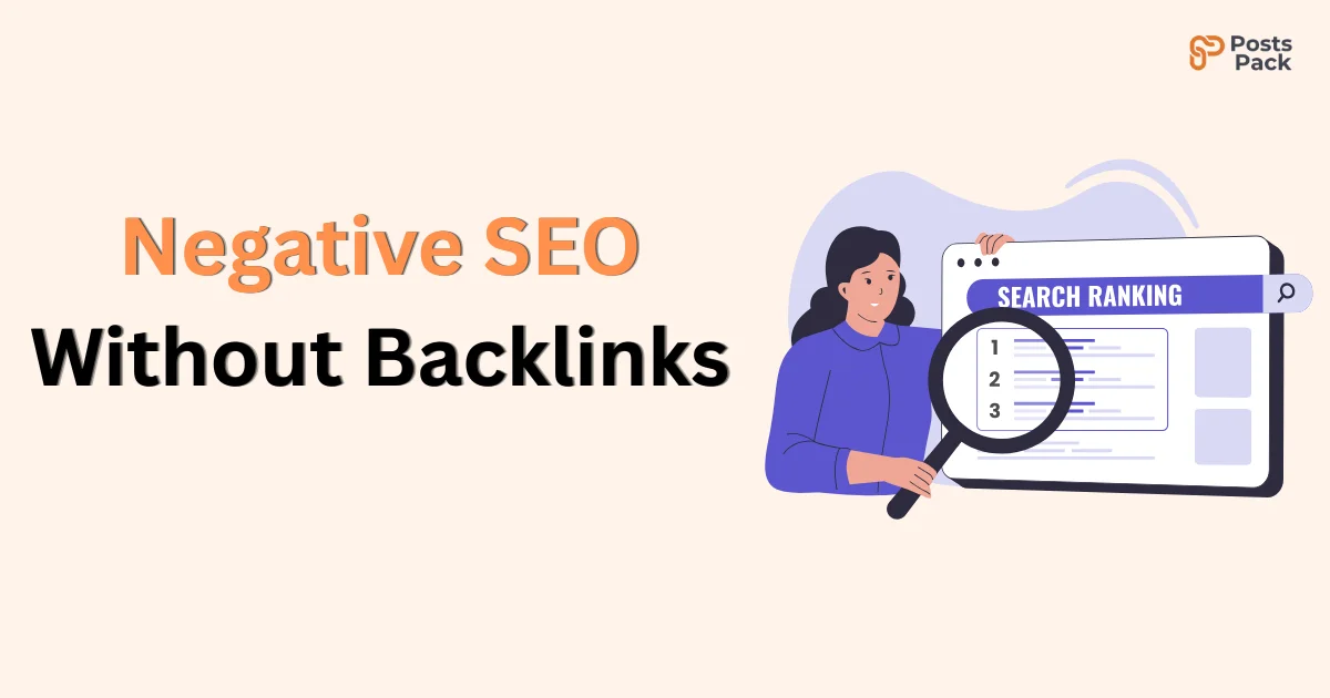 Negative SEO Without Backlinks