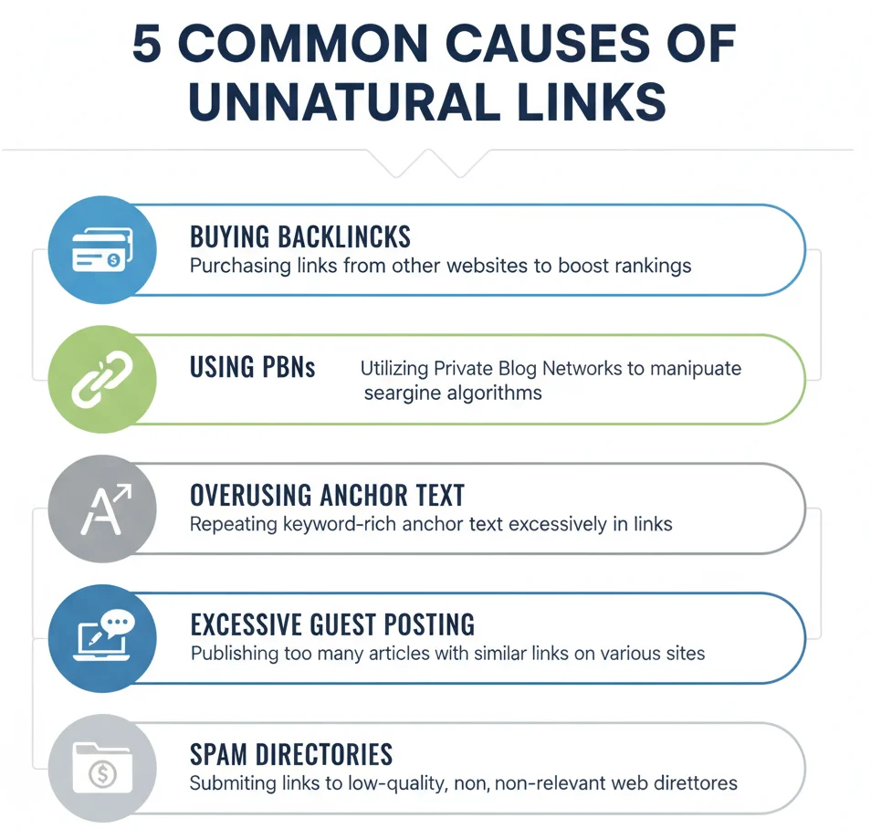 Unnatural Links Warning