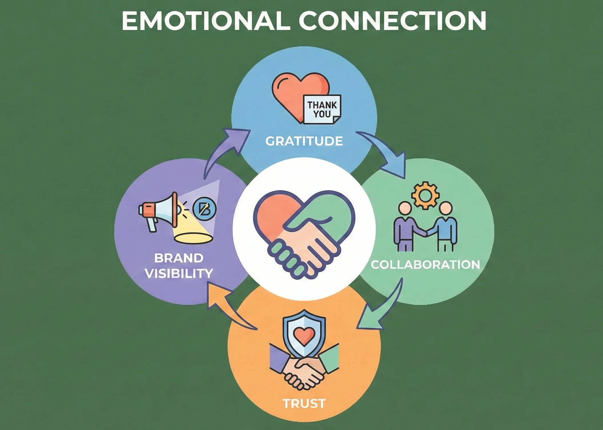 Infographic explaining psychological power behind crowdfunding link building.