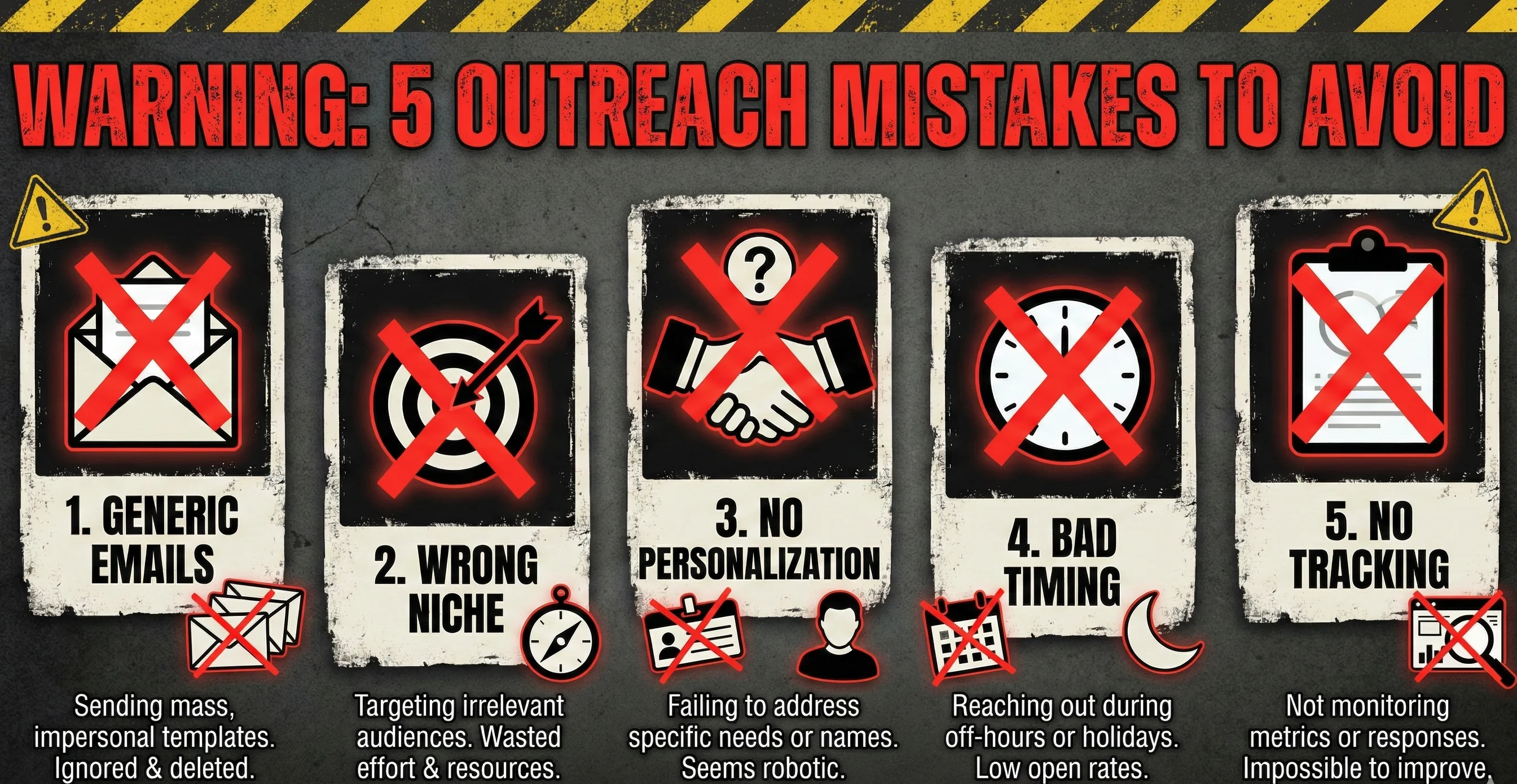 Infographic showing structure of a high-reply outreach email with hook, value, and CTA.