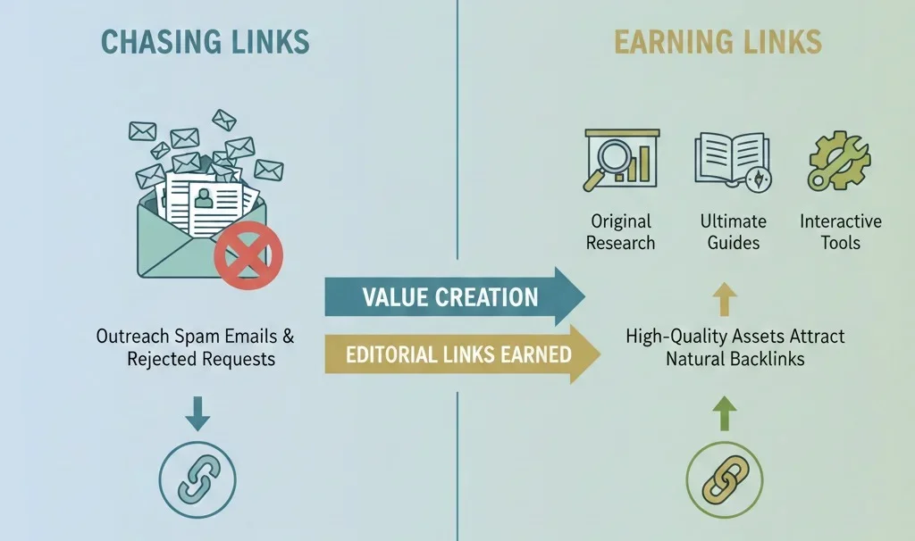 Stop Chasing Links, Start Attracting Them