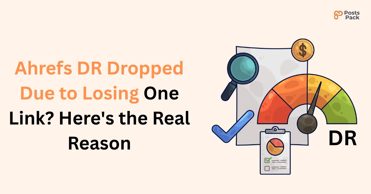 Ahrefs DR Dropped Due to Losing One Link?